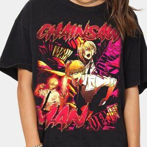 Chainsaw Man Denji T-Shirt, Chainsaw Man Vintage T-shirt